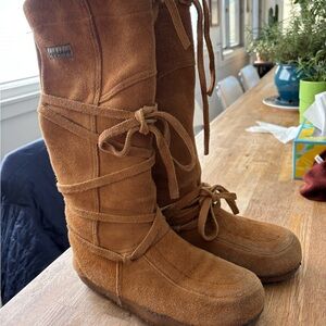 Steger Mukluks Suede Quetico Boots 8